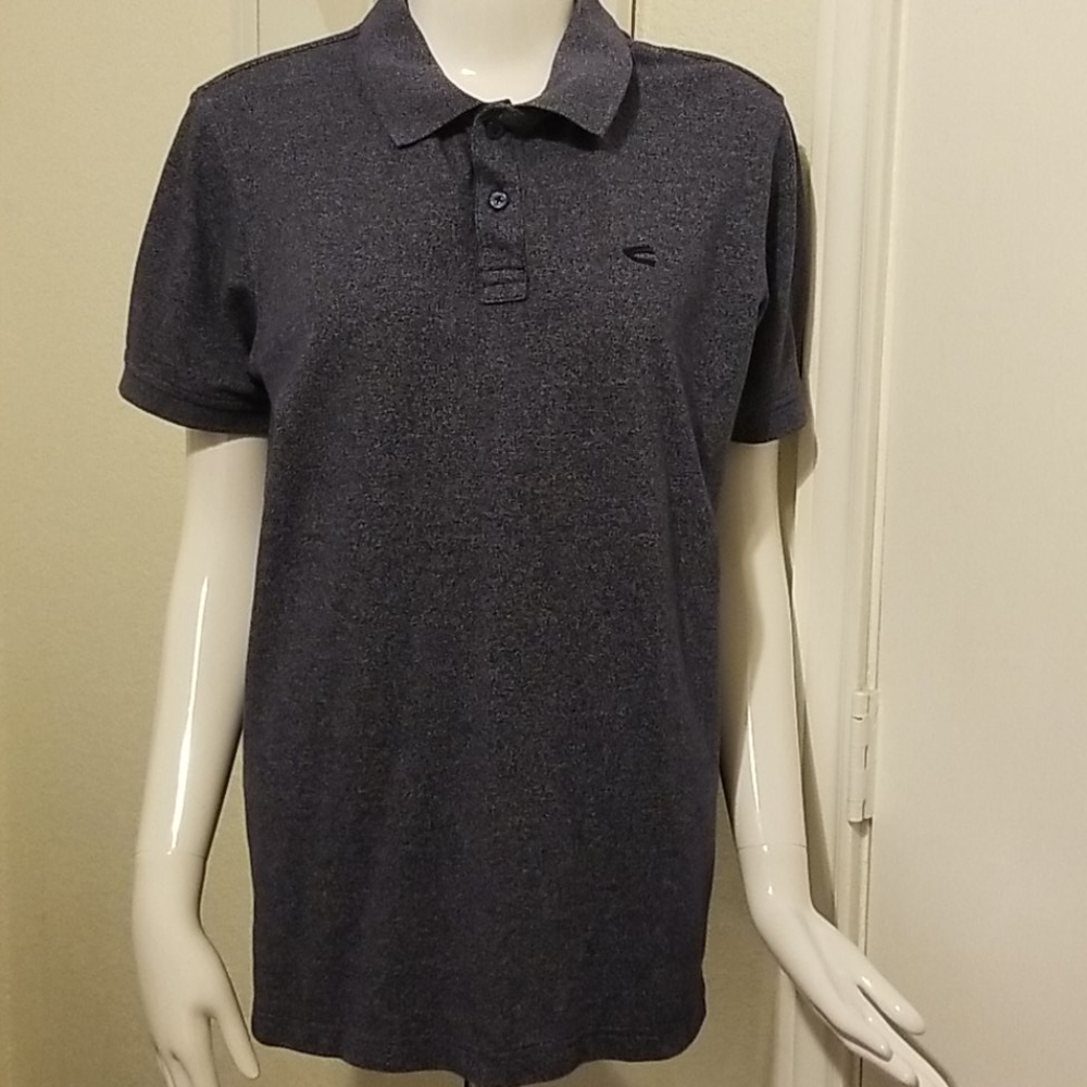 Camel Active navy short sleeve polo shirt size med